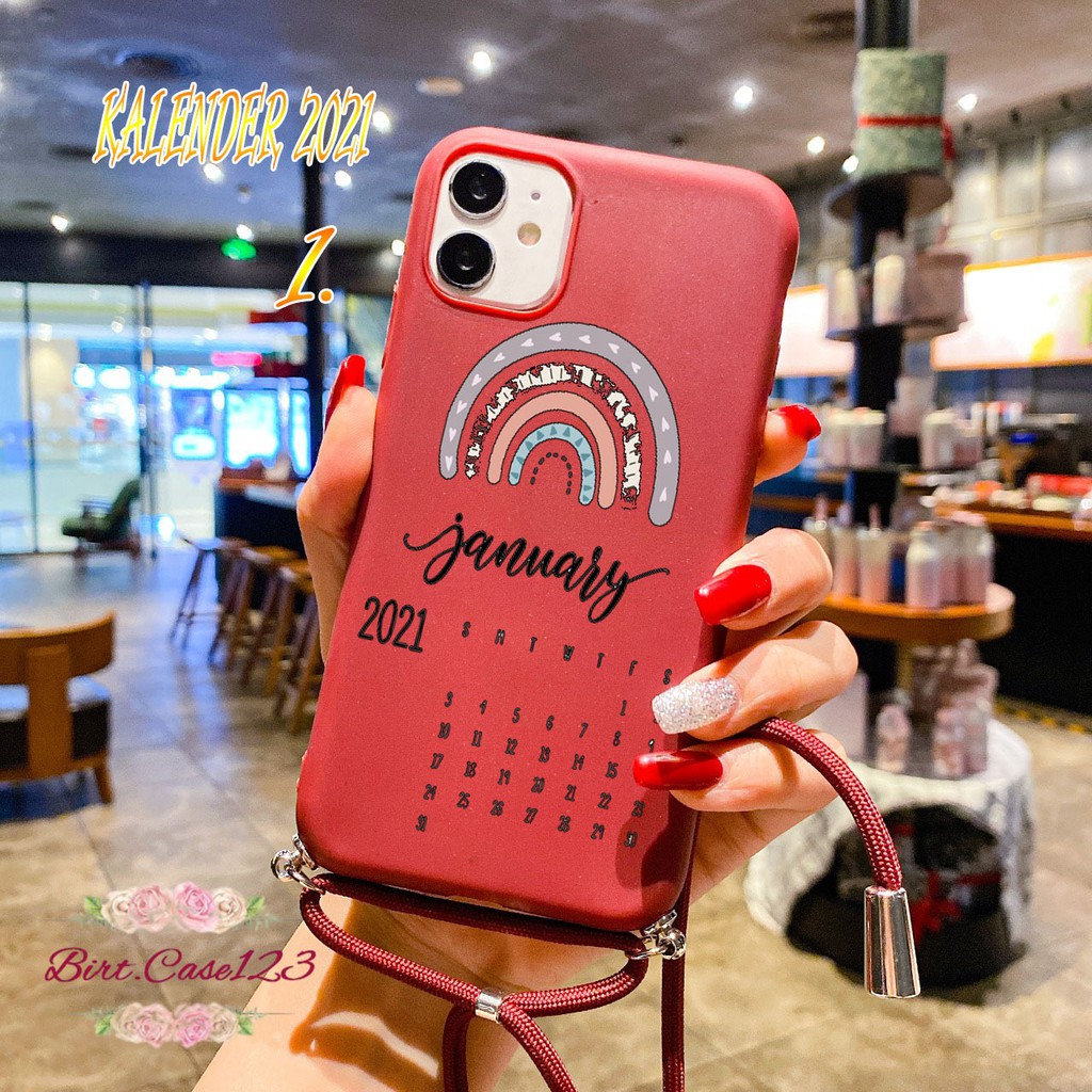Softcase Slingcase Tali Lanyard Candy KALENDER Xiaomi Redmi 6x Mi A2 6 Pro A2 Lite BC3008