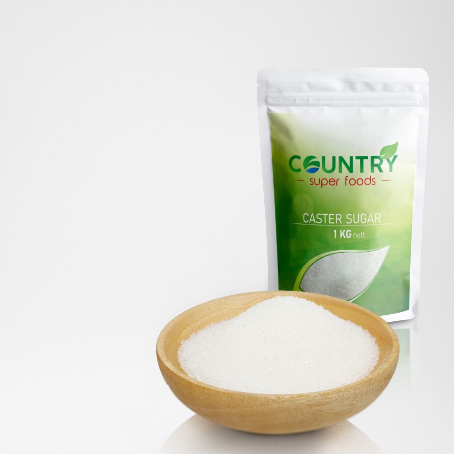 

[1 KG ] Organic Caster Sugar | Rempah Gula Putih Halus - 1kg