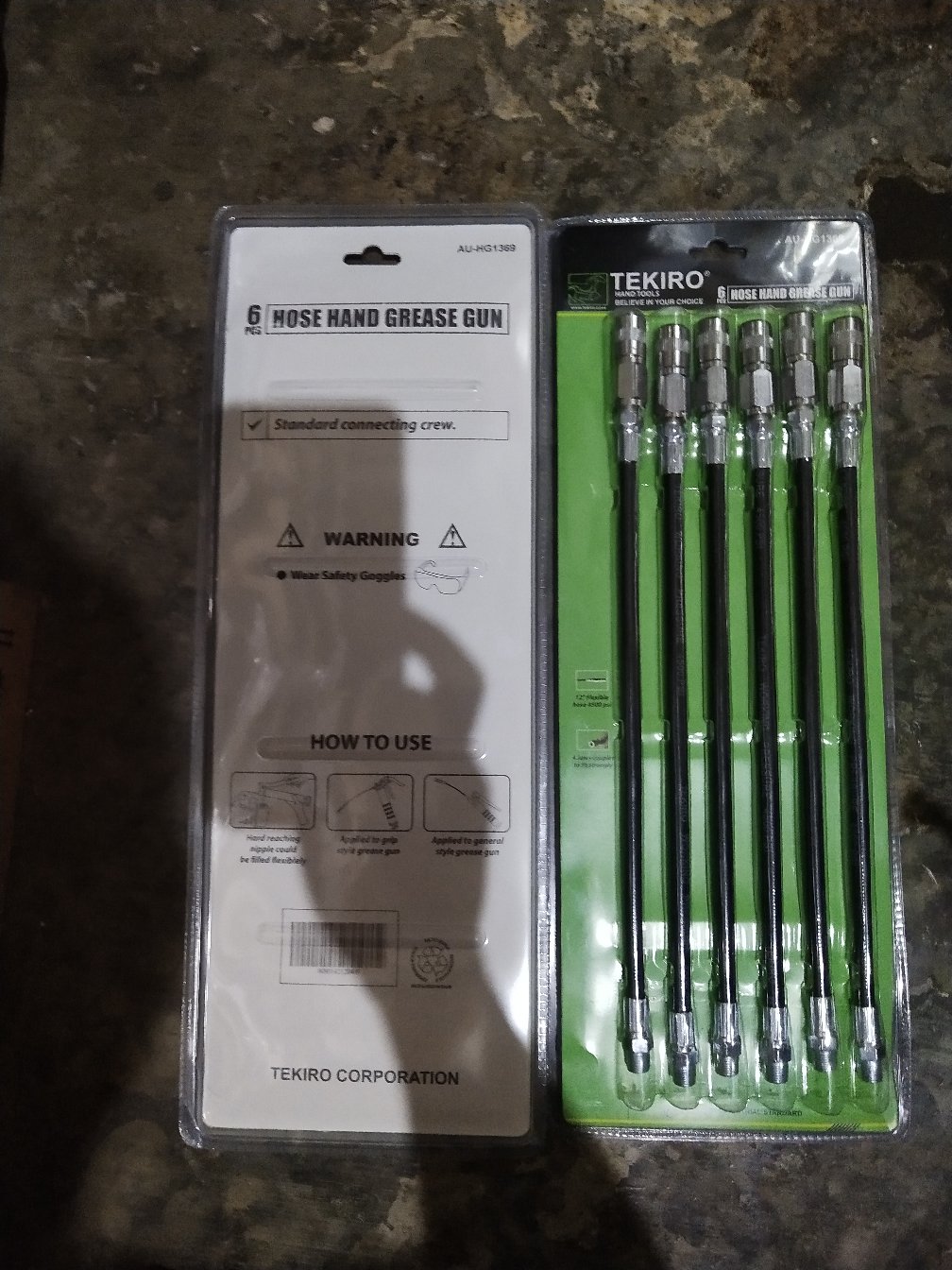 Selang Hose Hand Grease Gun Set 6 Pcs Tekiro Slang Pompa Gemuk Tangan 6pcs 100cc 500cc 100 500 Cc