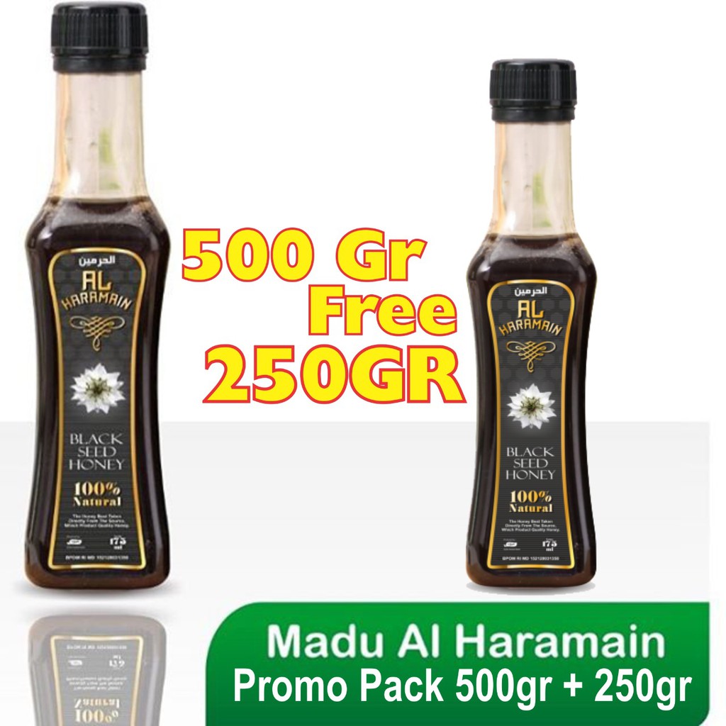 Madu Haramain  500 x 2 Gr Free 250 Gr I Bukan Al Shifa Kemasan Baru