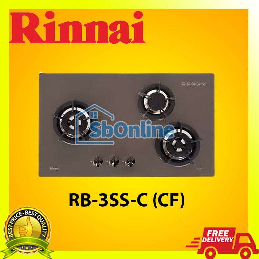 RINNAI Kompor Tanam Gas 3 Tungku - RB 3SS C (CF)