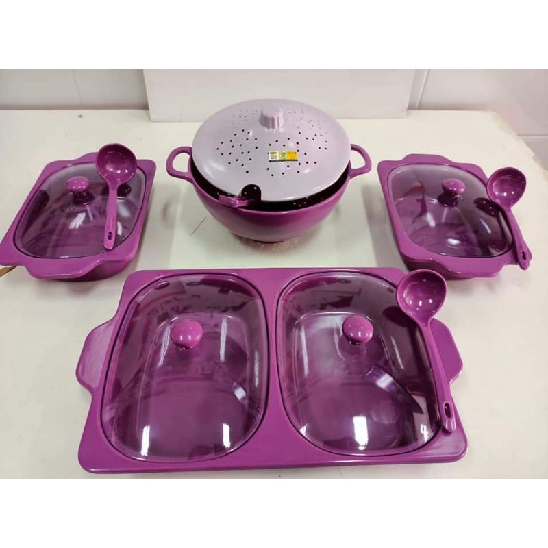 Set Prasmanan melamin golden dragon