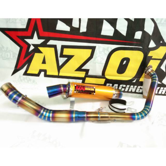 Knalpot kou mahacai . Knalpot kou bluemoon satria fu . Vixion. Cb150r sonic150r cbr150r R15