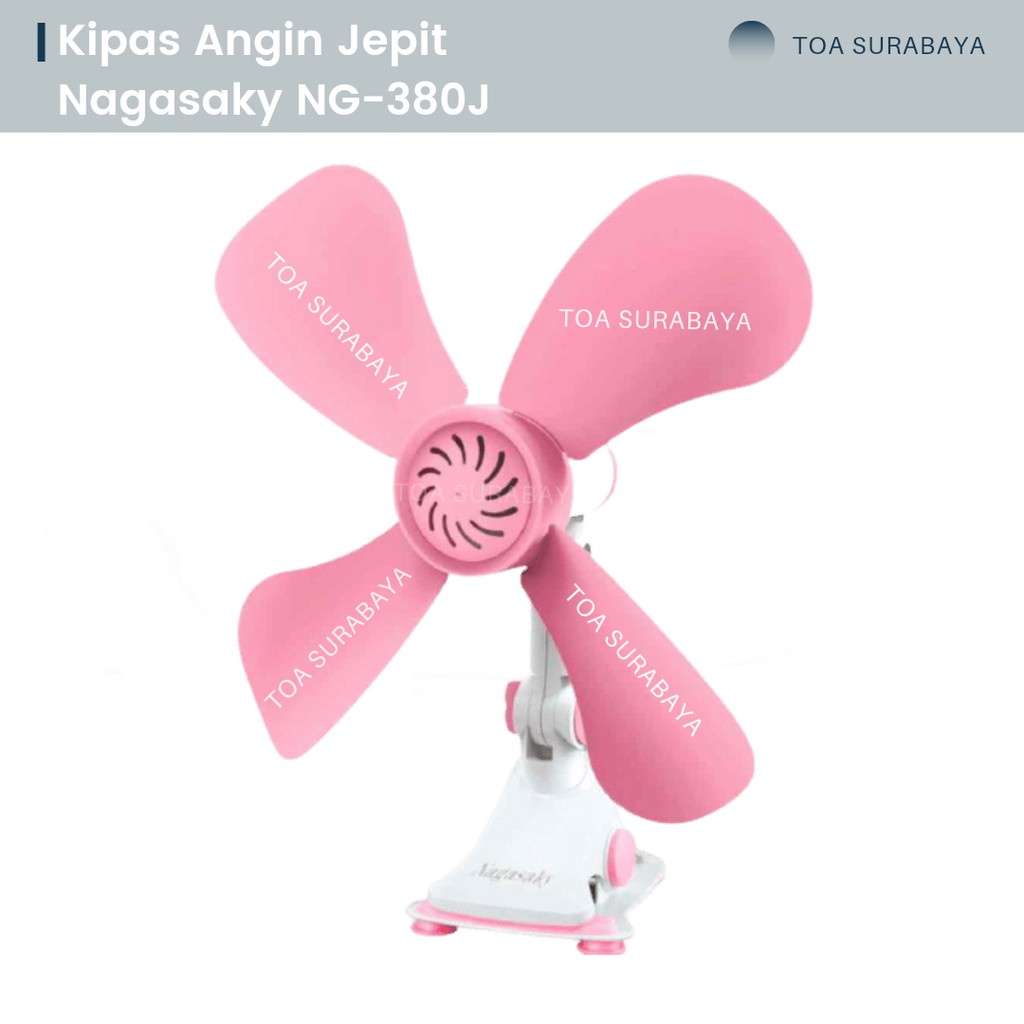 Kipas Angin Jepit Nagasaky NG-380j (3 in 1)