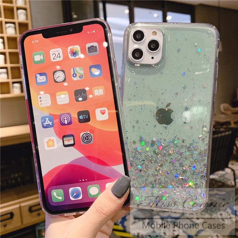 Casing Silikon Transparan untuk iPhone 11 11pro 11pro