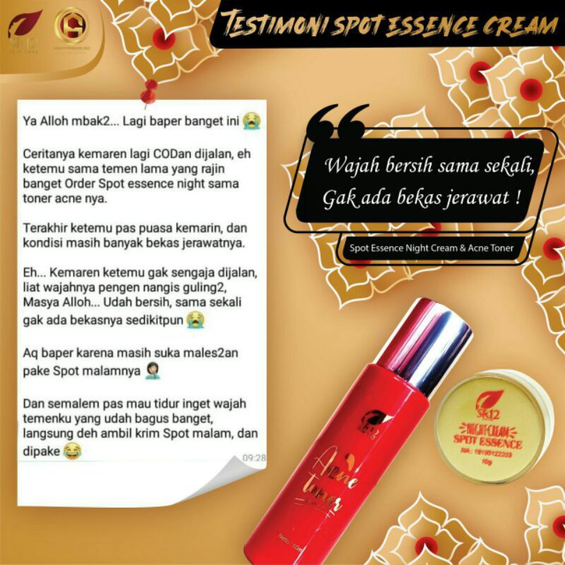 (COD)SPOT ESSENCE SR12 - MENGHILANGKAN FLEK HITAM DIWAJAH - KRIM WAJAH/ KRIM PEMUTIH BPOM/ PENGHILANG FLEK WAJAH/ WHITENING CREAM