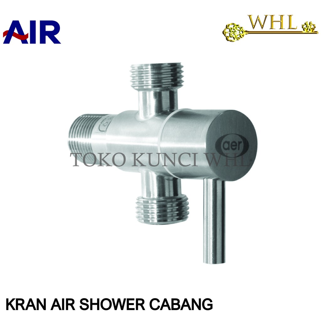 AIR Kran Shower Cabang / Kran Air Shower Cabang TA 5J SS Stainless Steel (Stop Kran Cabang)