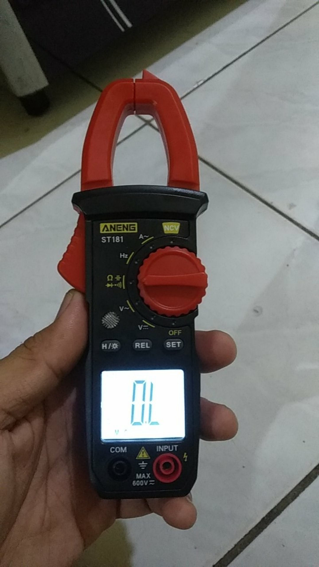 Cust Aneng St181 4000 Counts Digital Ac Current Clamp Meter 400a Automatic Range Multimeter With Backlight Voltage Meter Clamp Gauge Ncv Test Clamp Ammeter Universal Meter Tester Measuring Capacitance/ Diode / Ac Current / Ac/dc Voltage / Resistance