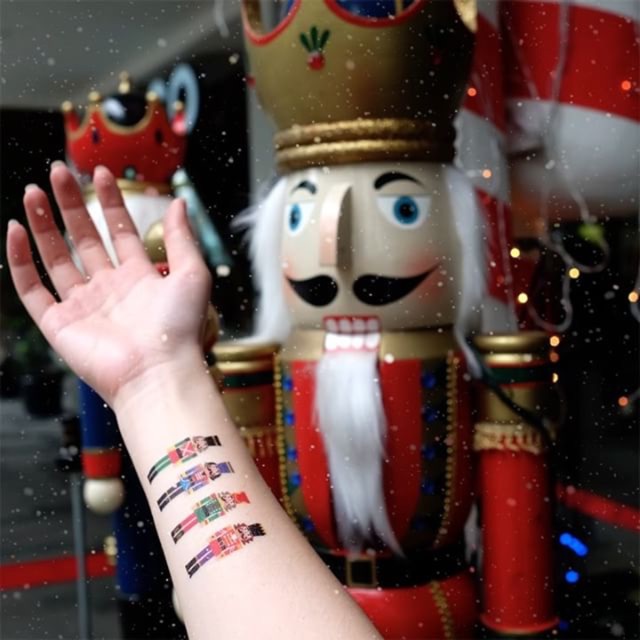 

POTATOO Nutcracker soldier Temporary Tatto Sticker