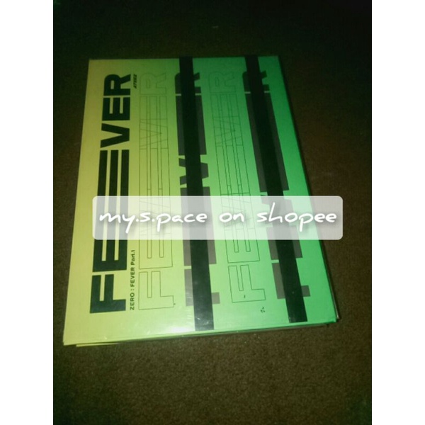 official album kpop ateez fever part 1 thanxx ver unsealed fullset pc photocard jongho damage murah