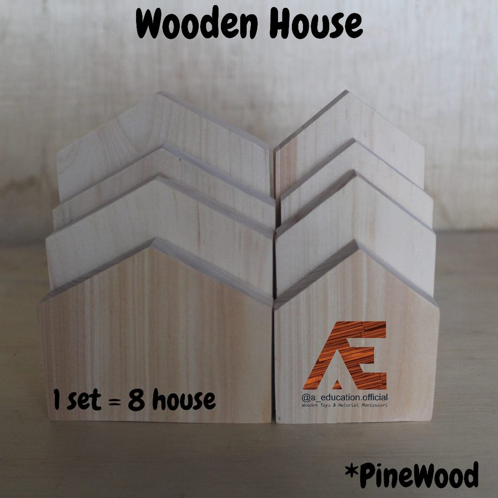 wooden house/ rumah kayu /mainan rumah
