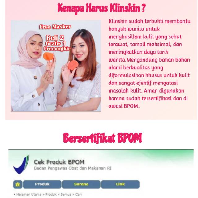 Beli sabun klinskin terbaru beauty soup