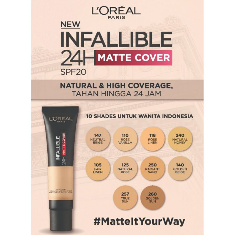 L'oreal Infallible 24H Matte Cover Foundation