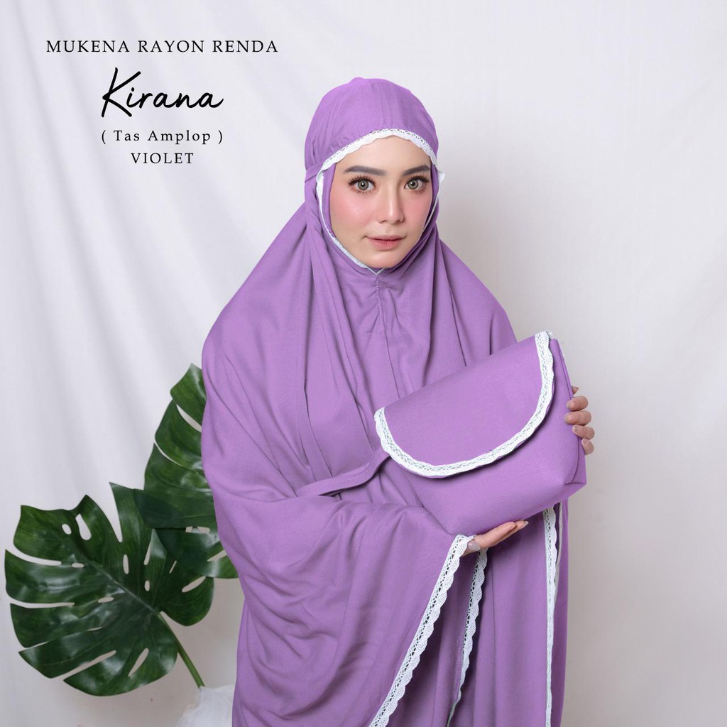 PUSAT MUKENA TASIK - MUKENA DEWASA RENDA IMPORT KIRANA BEST SELLER