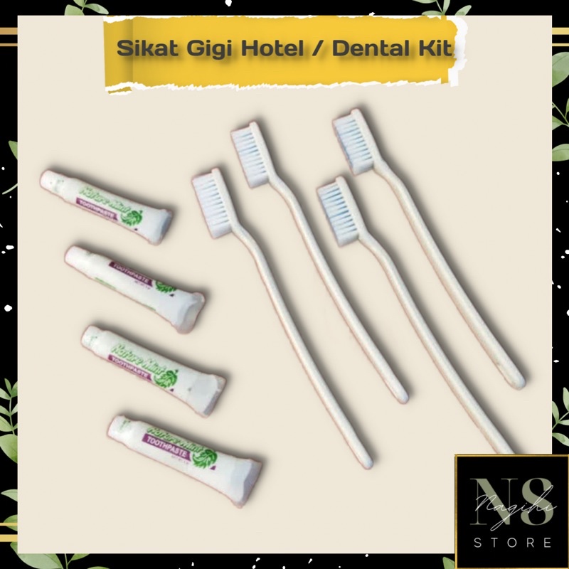 ✨NAGIHI✨ Sikat Gigi + Odol Travel sekali pakai COD/ Sikat Gigi Hotel/ Sikat gigi odol sekali pakai