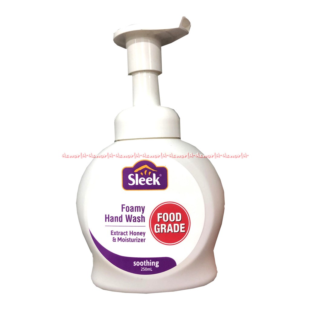 Sleek Foamy And Wash Food Grad Extra Oney Soothing 250ml Sabun Cuci Tangan