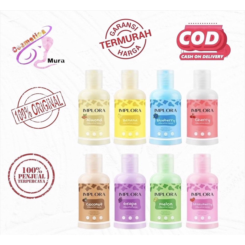 [ 60 ml ] implora lotion milky - implora milky lotion serum 60 ml - serum ¥ lotion milky implora