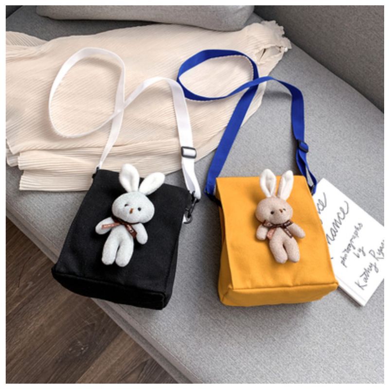 HOT SALE 19 DISKON TAS IMPORT/TAS SELEMPANG MINI/TAS IMPORT MODEL KOREA STYLISH JALAN JALAN/TAS SELEMPANG BONEKA ALA ALA KOREA/TAS IMPORT MODEL TERBARU/TAS HANGOUT ANAK REMAJA