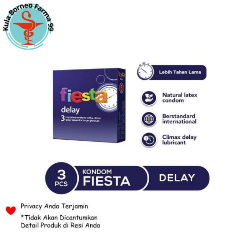 Kondom Fiesta Delay isi 3 sachet