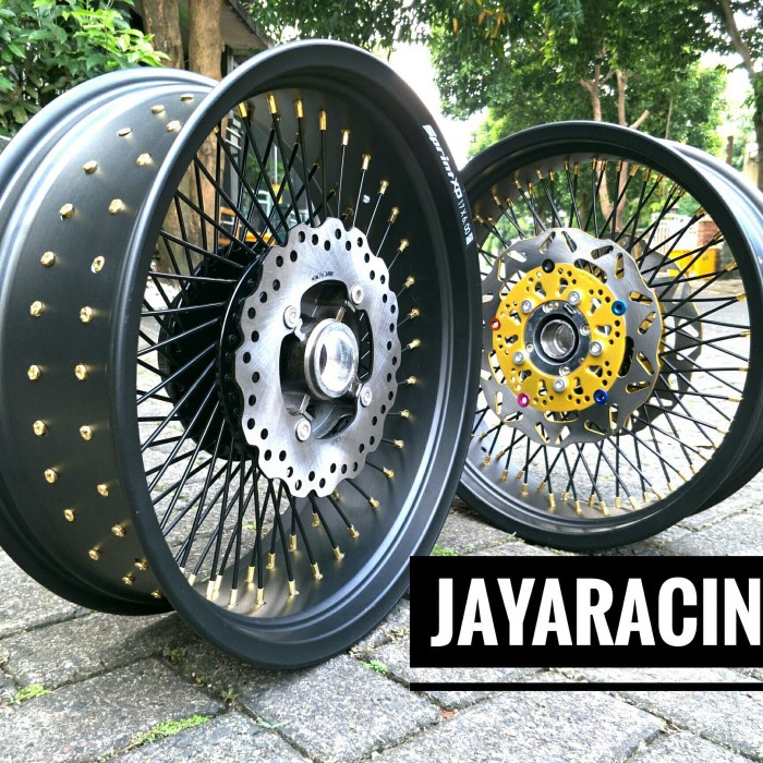 Velg custom double disc 17 600 350 Benelli Evo 200 Sepaket