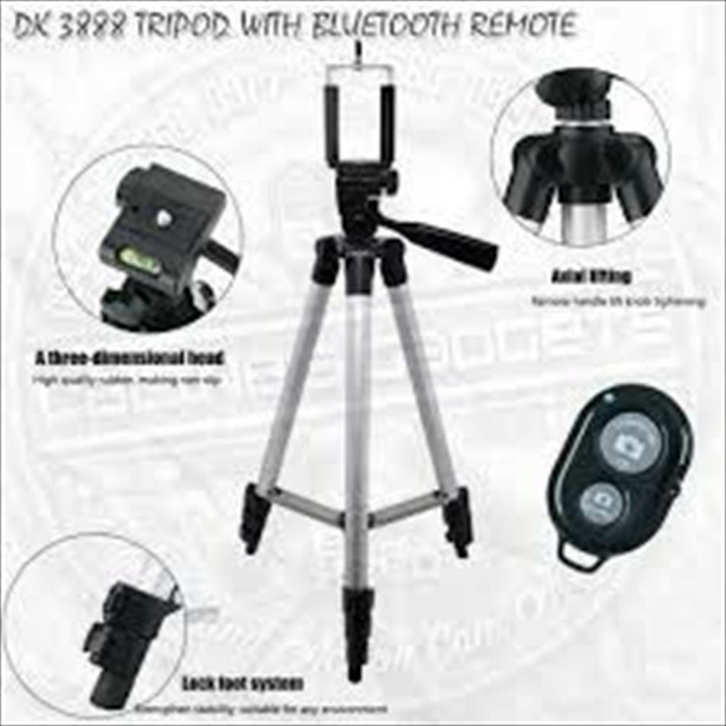 Tripod Bluetooth Universal HP Kamera DSLR SLR free Sarung &amp; Remote