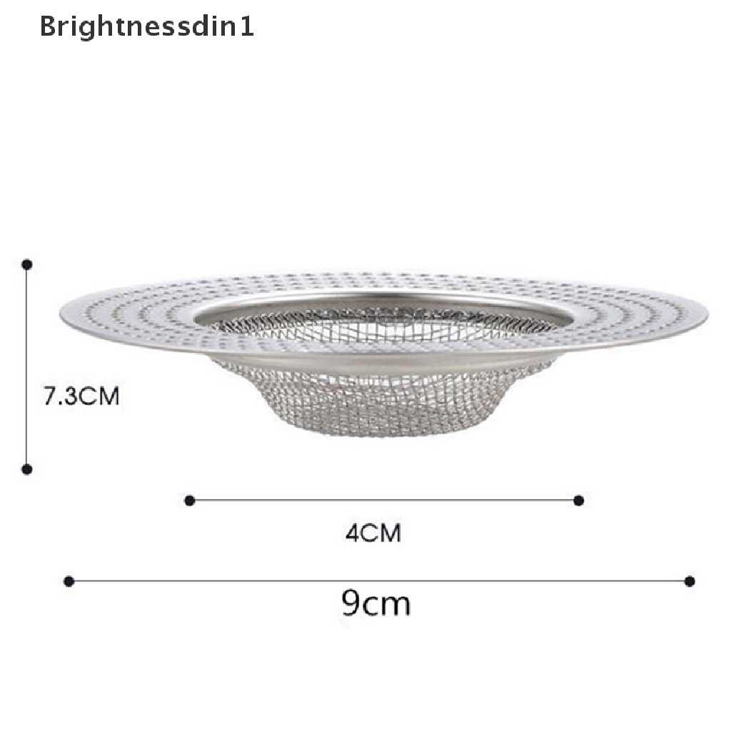 (Brightnessdin1) Saringan Penangkap Rambut Untuk Bathtub / Shower / Wastafel