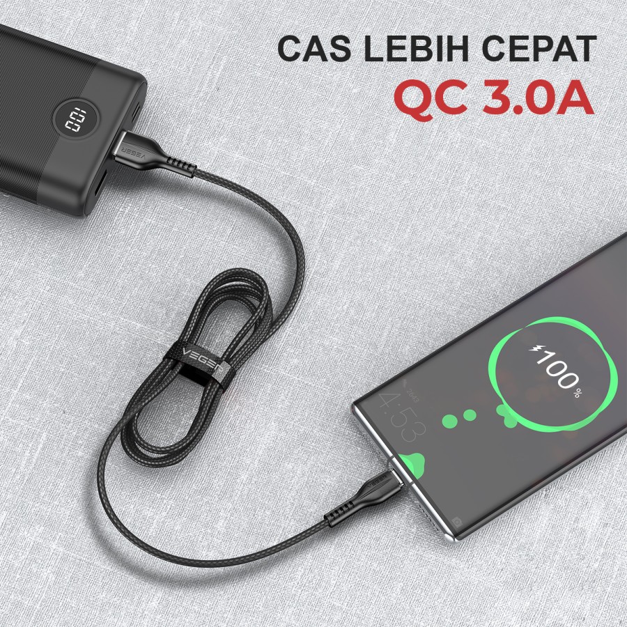 VEGER Kabel Data Cable VG-18 Micro USB 3.0 Fast charging 1 Meter
