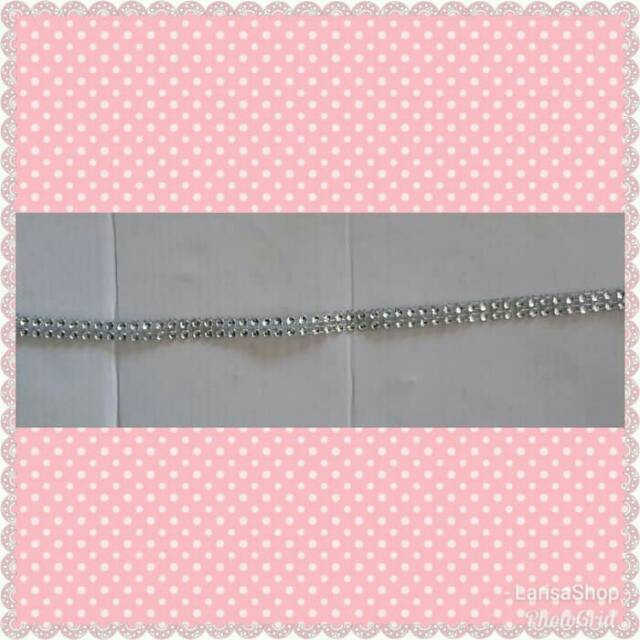 Renda Blink Silver 2 Baris 1 meter