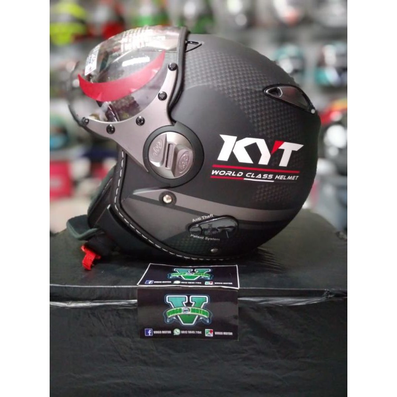 HELM KYT ELSICO #3BLACK DOFT/GUNMETAL