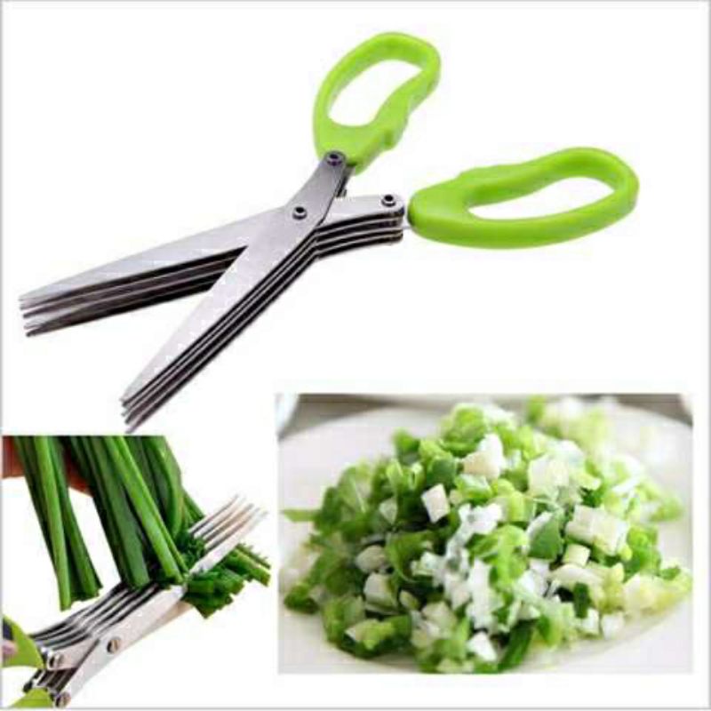 

gunting kreasi/ Gunting 5 lapis, gunting bawang daun sayur, dapur