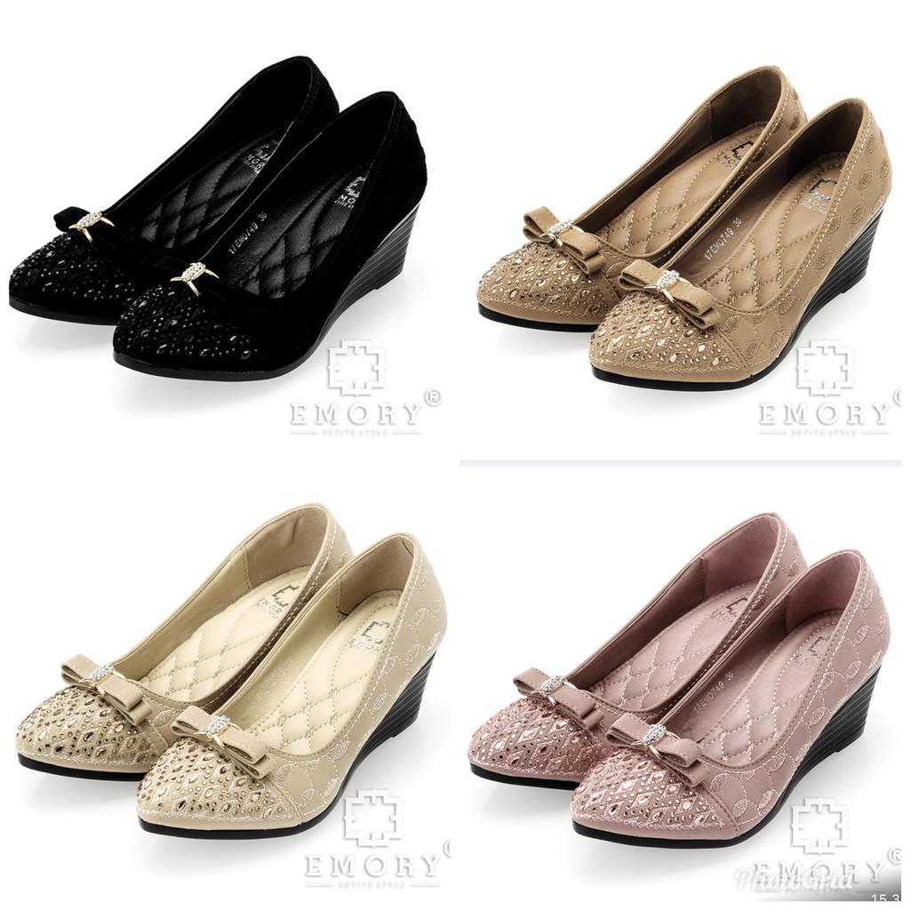 Sepatu wedges wanita - Emory Marla 17EMO749