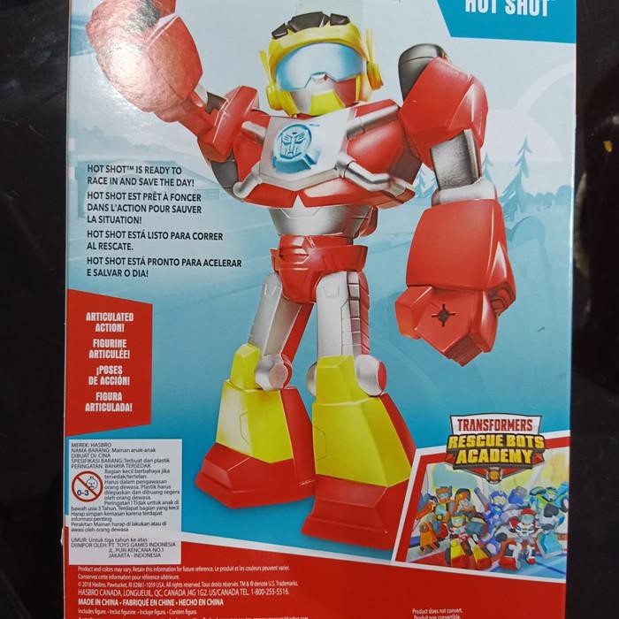 [mainan-hobi] Transformers Hot Shot playskool heroes Rescue Bots Academy