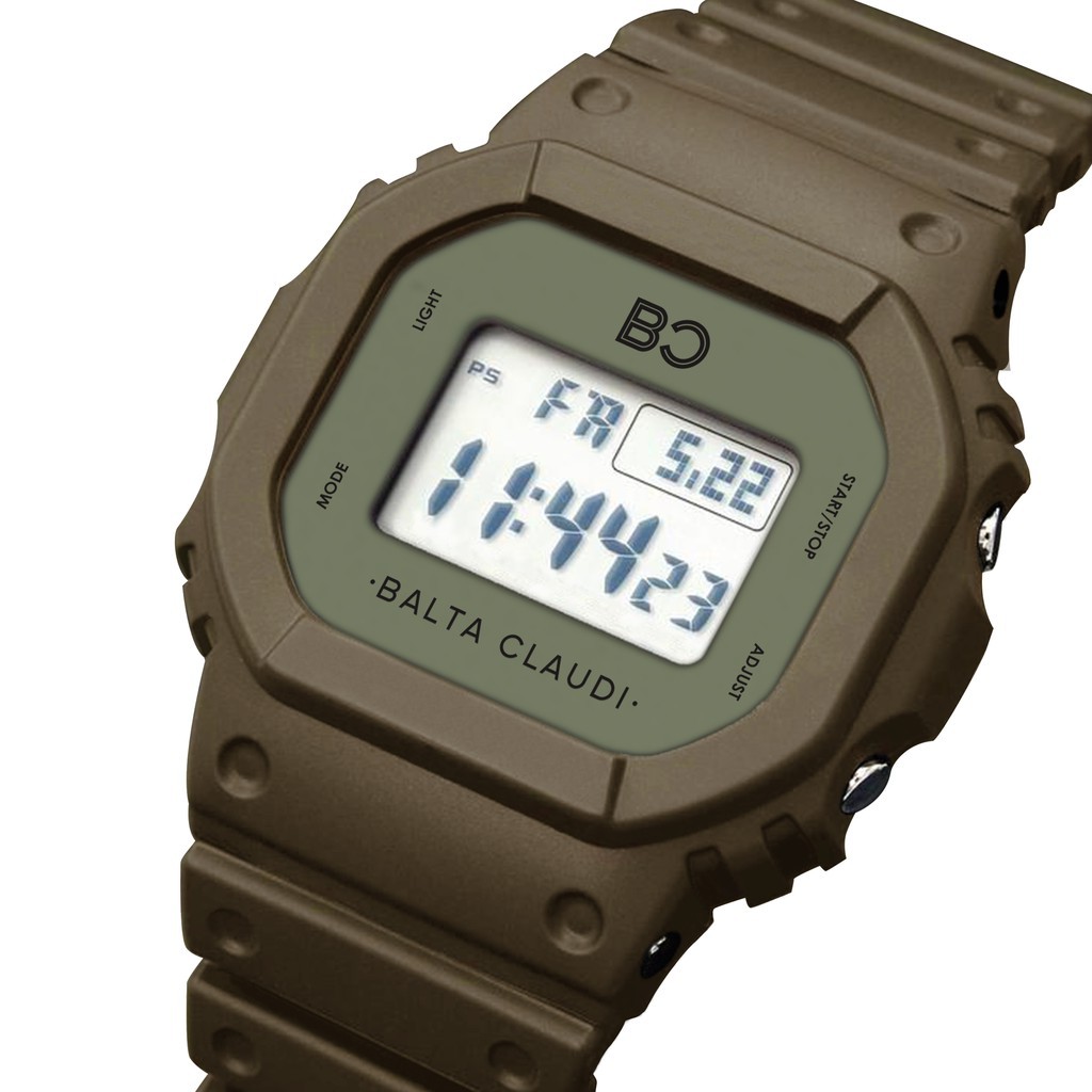 Balta Claudi Hawk of Sand Jam Tangan Pria Wanita Digital Karet