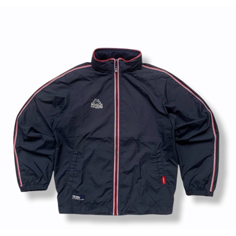 jaket parasut + hoodie KAPPA original