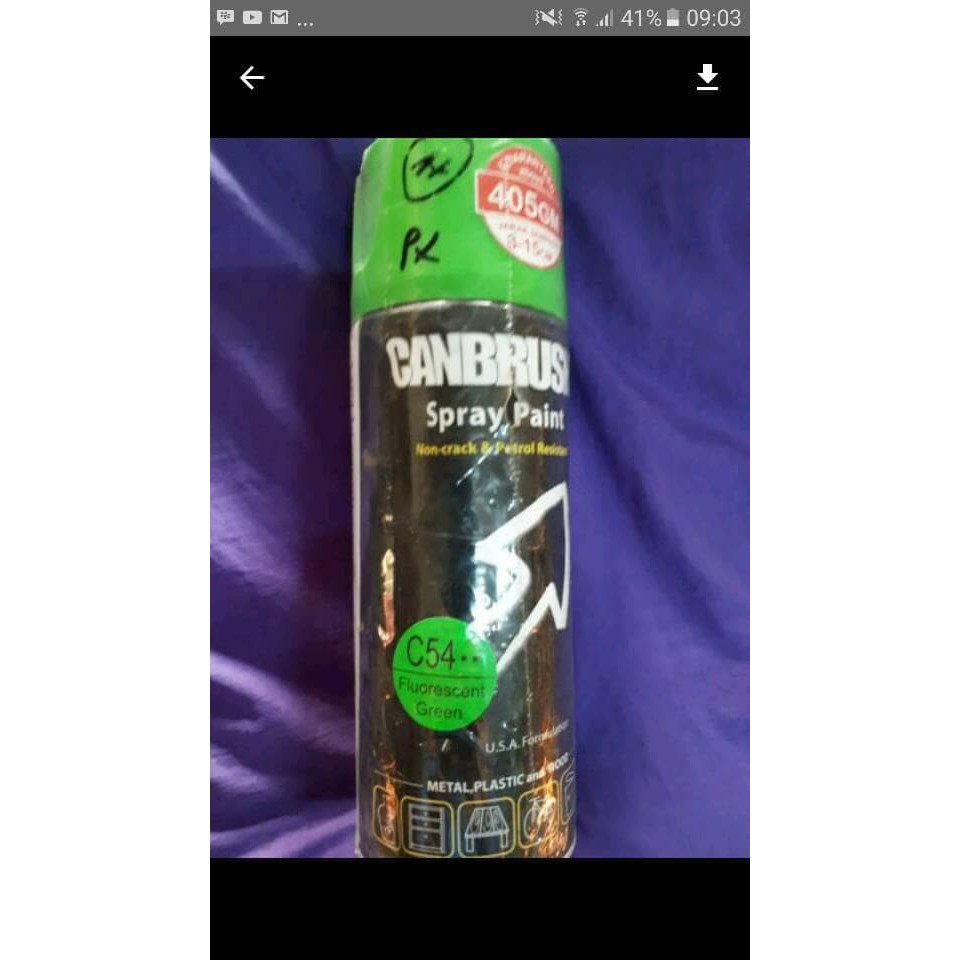CAT SEMPROT STABILO FLUORESCENT HIJAU