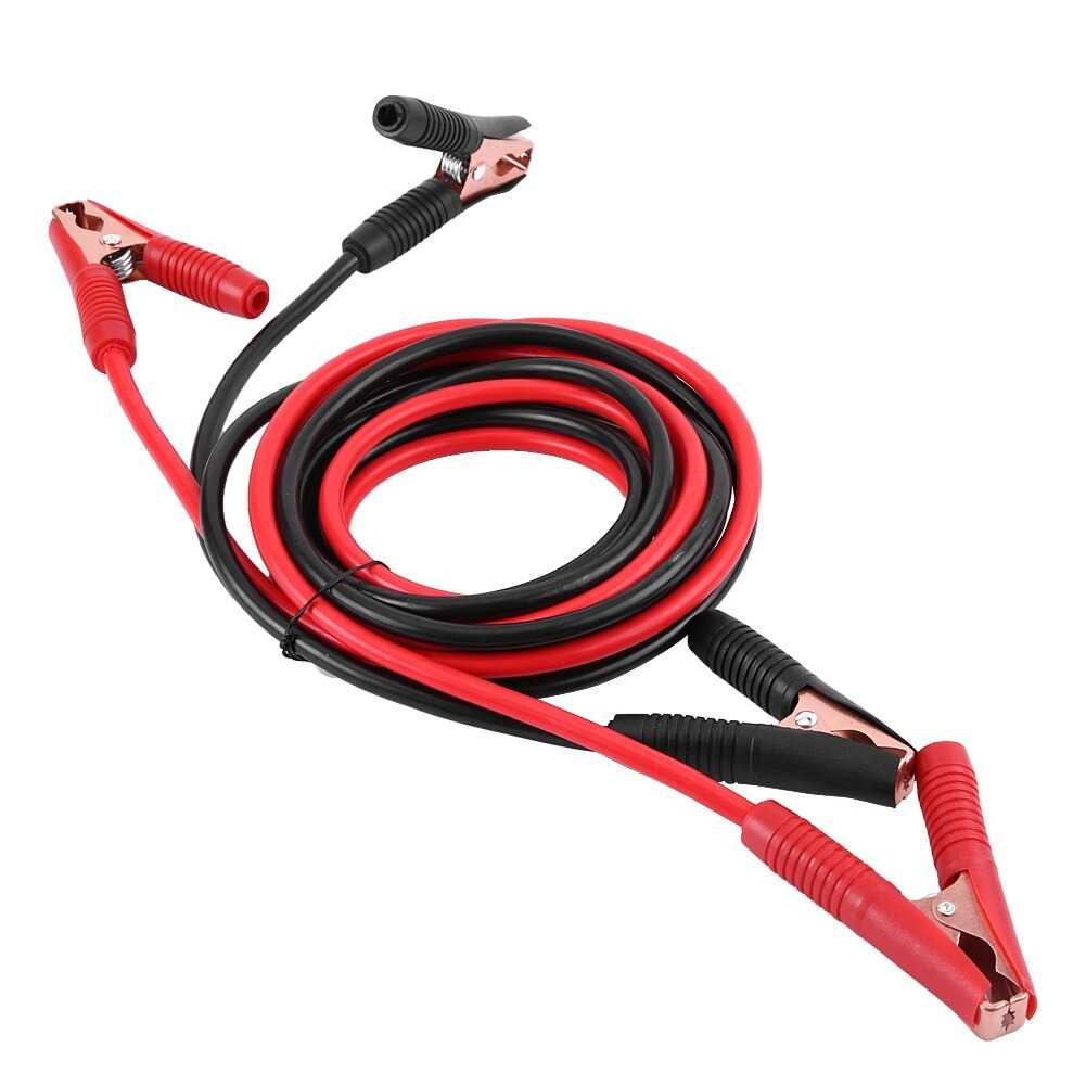 Kabel Jumper Aki Accu Emergency Mobil Mogok akibat Aki soak 3,5meter wajib punya untuk keadaan darurat Starter Jumper Clamp Cable 2000A 3.5 M Car Power Booster Cable Emergency Battery Jumper Wires New Battery Jumper Cables Car Accessories 4 Meters 2200A