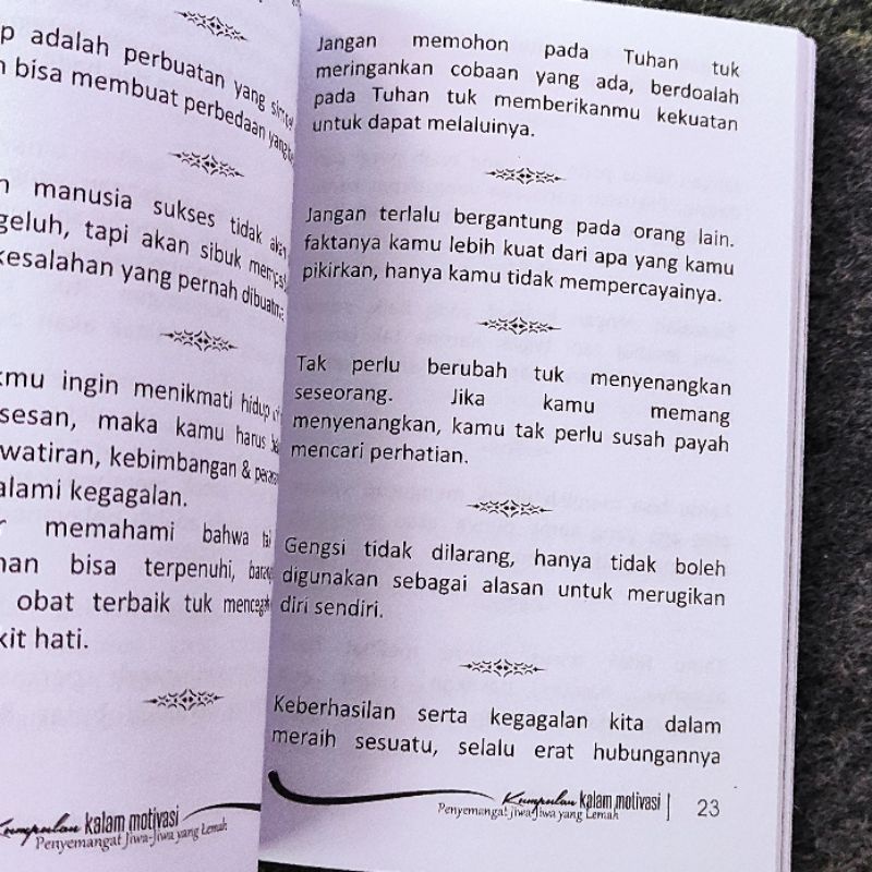 kumpulan kalam motivasi penyemangat jiwa jiwa yang lemah