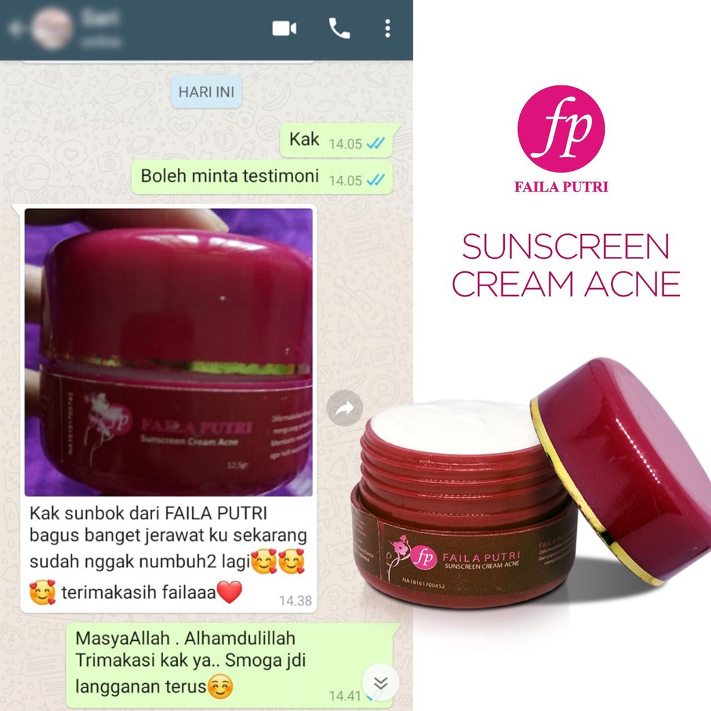 SUNBLOCK ACNE FP SPF 30 SUNSCREEN FAILA PUTRI