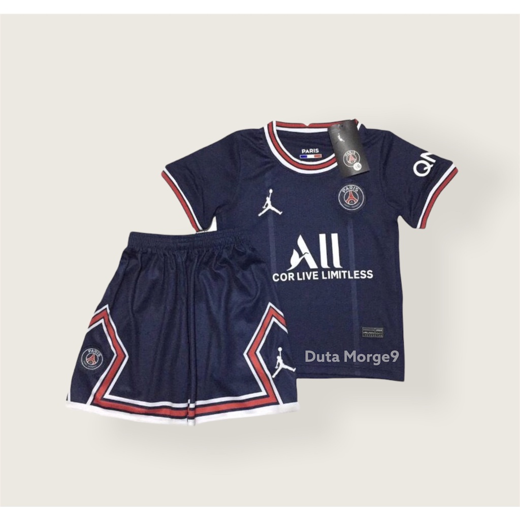 Jersey Baju Bola Anak-Anak PSG Home Kids 2021/2022 Jersey PSG Home GO Hight Quality