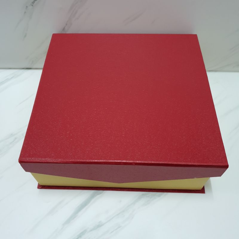 Box Magnet Dasi 20x20x8cm | Hardbox Kotak Kue Lapis Legit | Hamper Imlek | Natal | Idul Fitri