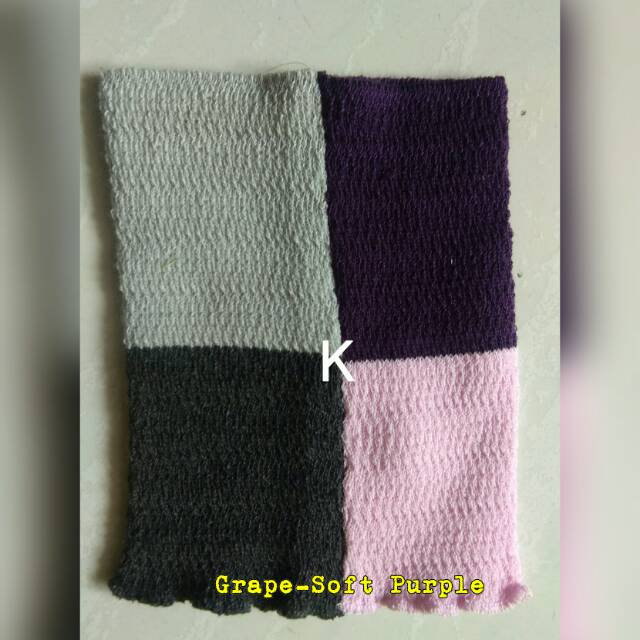 Bandana Rajut 4 Warna | Bandana Zigzag | Inner Bandana