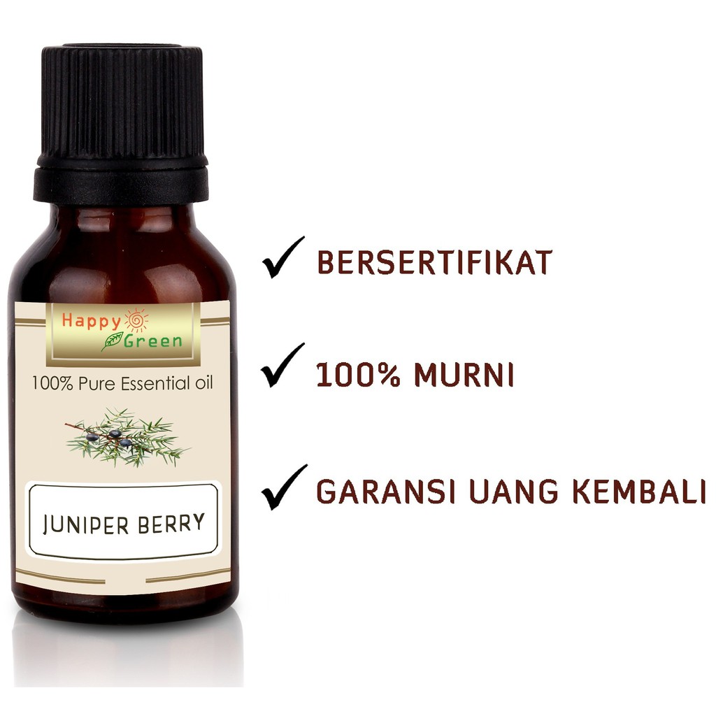 Happy Green Juniper Berry Essential Oil - Minyak Atsiri Buah Juniper