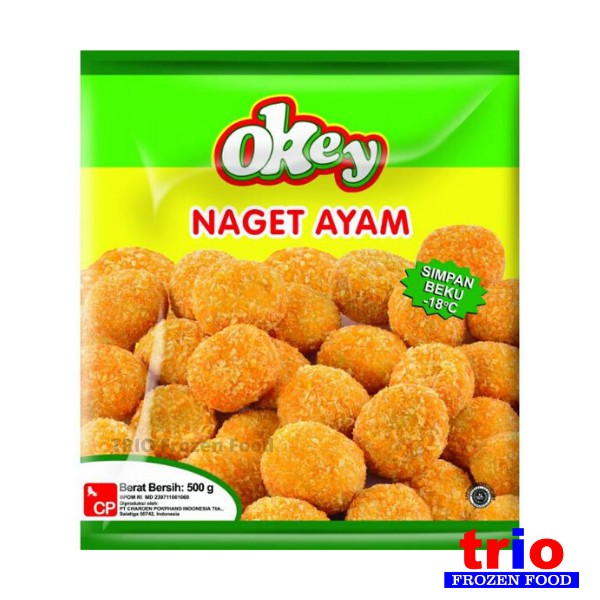

Okey Nugget Ayam 500gr / Naget Ayam 500gr