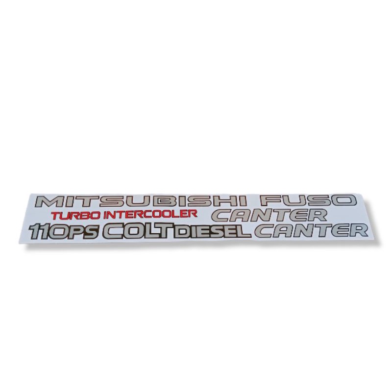 sticker stiker Mitsubishi Fuso coltdiesel 110PS/125PS
