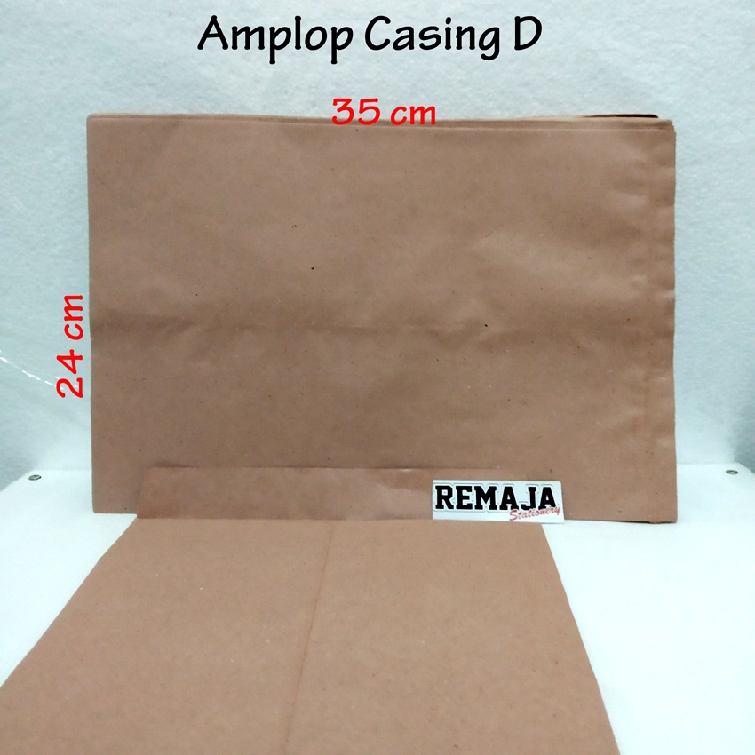 

Amplop Coklat Casing D Uk. 24*35 cm ( 100 lembar )