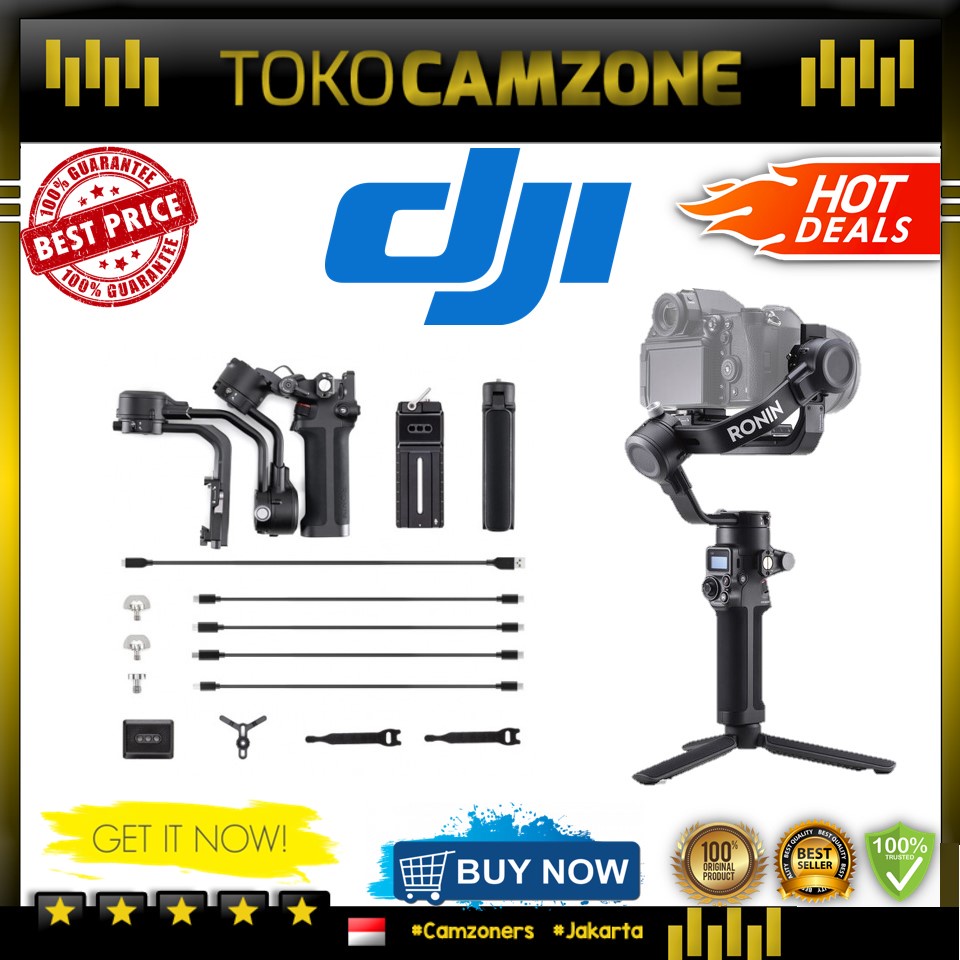 Jual DJI RSC 2 Pro Combo Gimbal Stabilizer | Shopee Indonesia