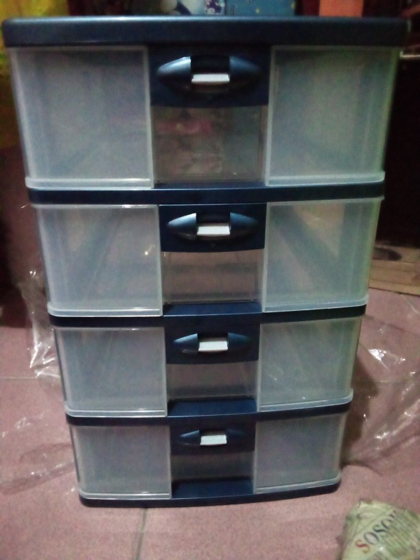 Lion Star Pr-33 Pressa Container A4 (3 Susun) Laci Plastik Serbaguna Susun 3