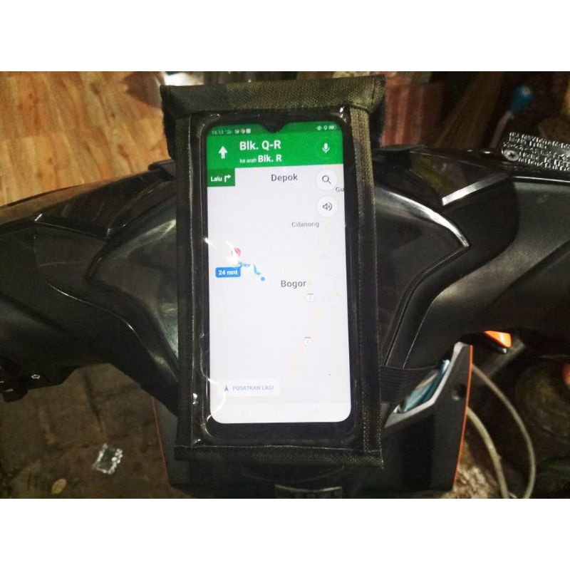 Tas Hp motor layar sentuh Anti air Tas Gojek shopeefood Grab Holder motor Gps