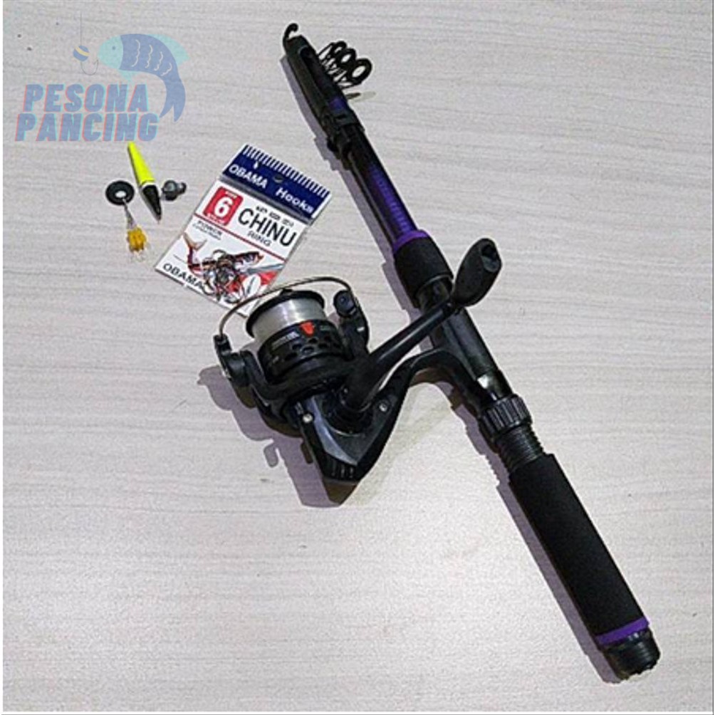 Set Pancing Joran Antene 150Cm+Reel Boom/Reel Audrey Trendy Dan Super Mulus Cocok Untuk Pemula