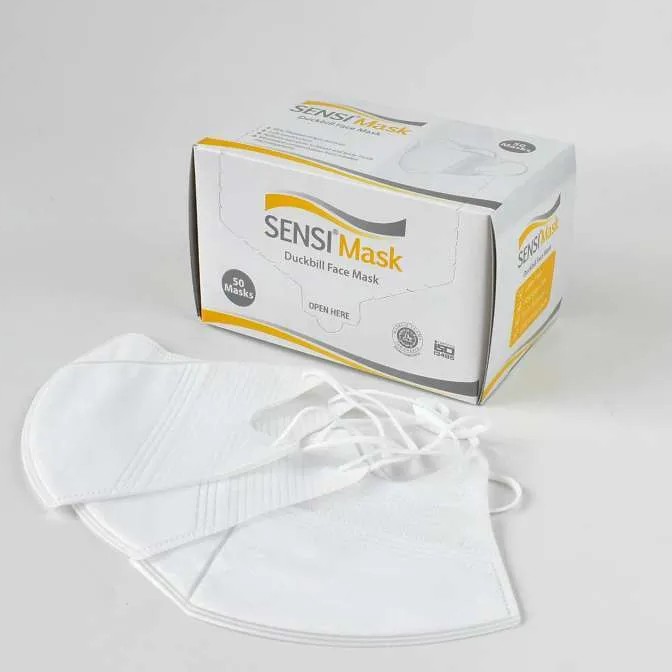 Sensi Mask / Masker Duckbill 3 ply Isi 50 pcs Duckbill Face Mask